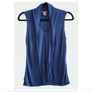 Ann Taylor Petite Tie-Neck Sleeveless Top